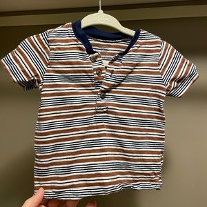 Striped Baby Boy Cotton T-shirt Carter’s 12m